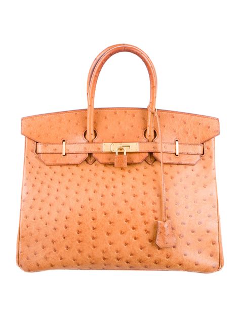 ostrich Hermes bags